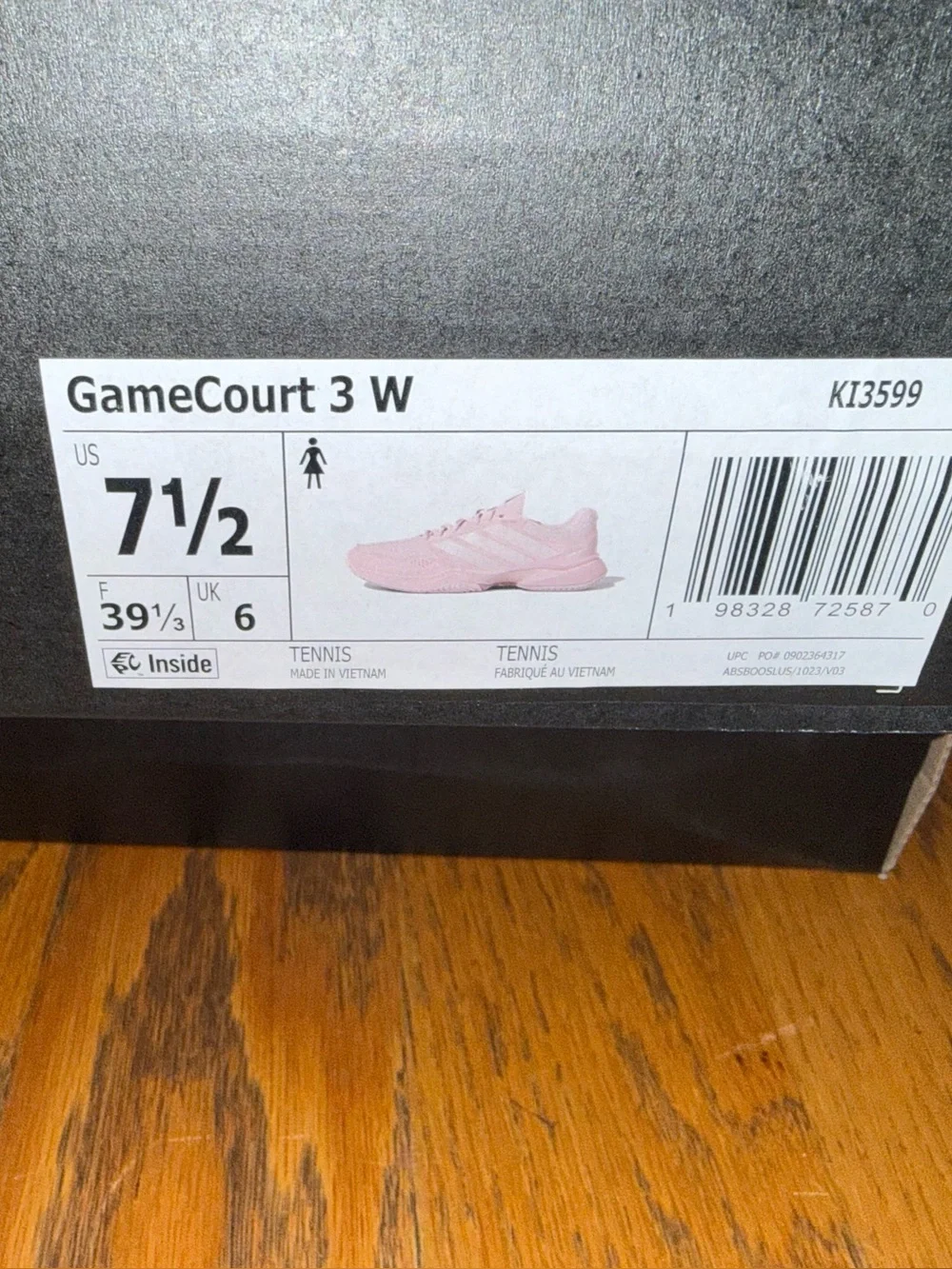 GameCourt 3 All Court Tennis Shoes from Adidas